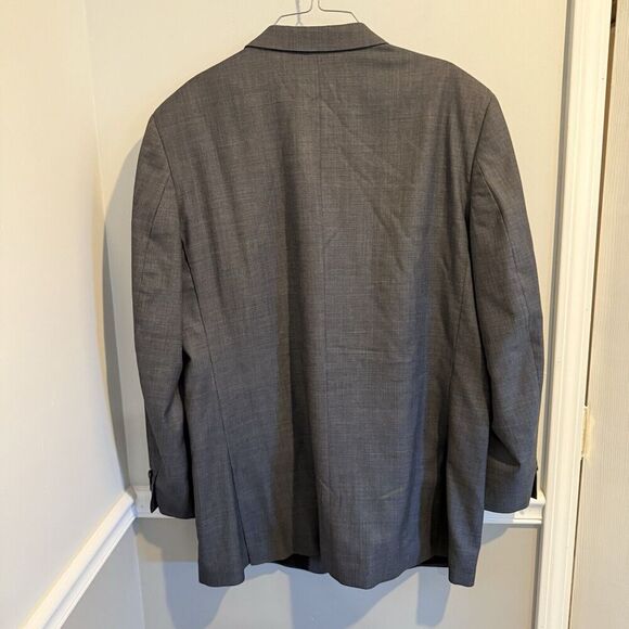KENNETH COLE New York Mens 46L W40 Gray 100% Wool Blazer Sport Coat Suit Jacket - Picture 6 of 6